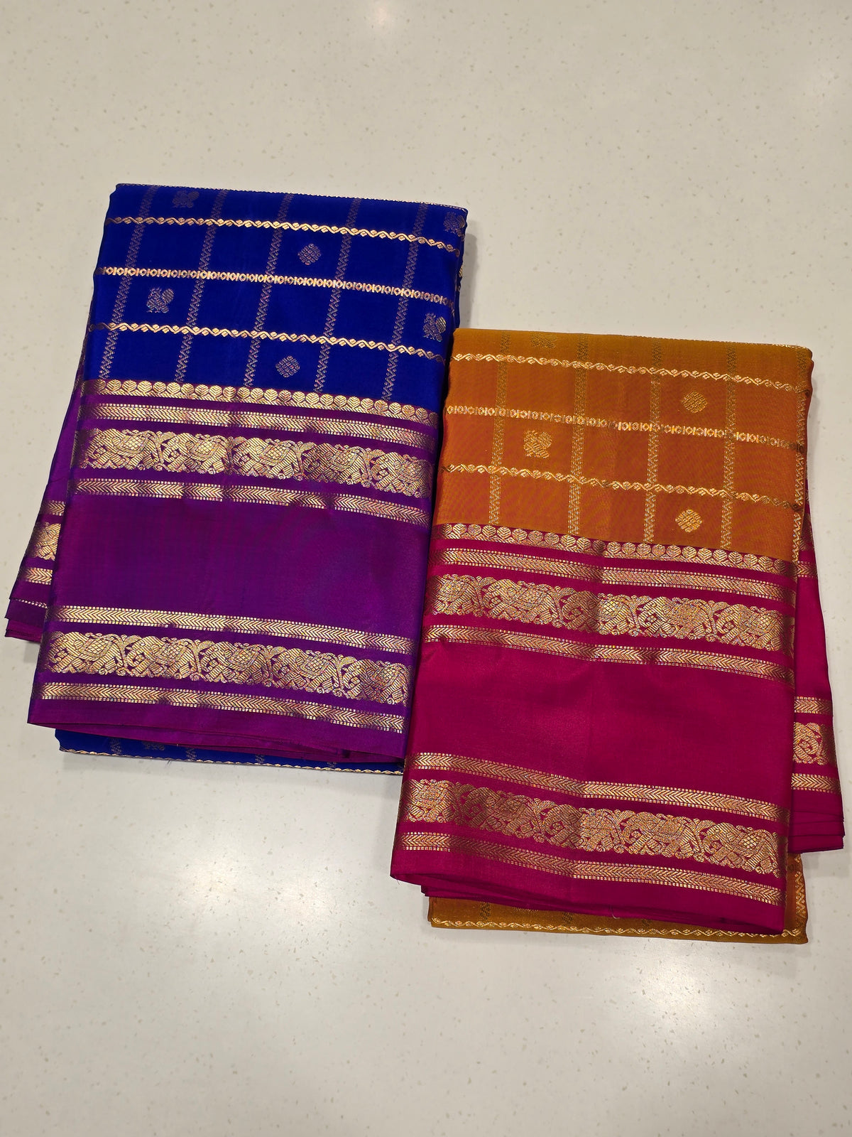 traditional Kanjivaram silk sarees .