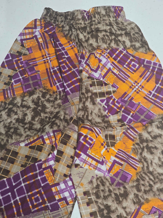 Girls Multi Colour Printed Cotton Palazzo Pant