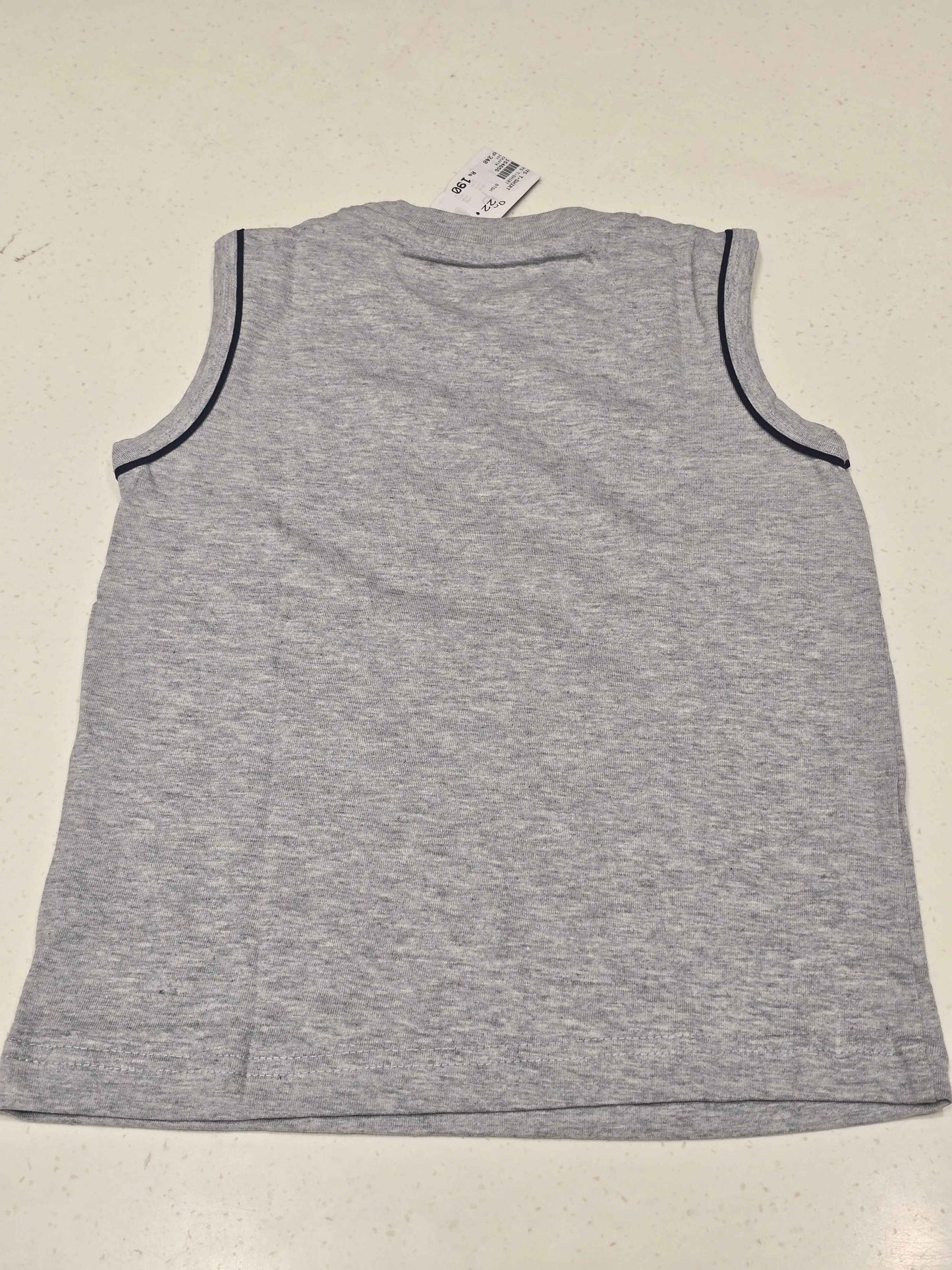 Boys Cotton Sleeveless T-Shirt