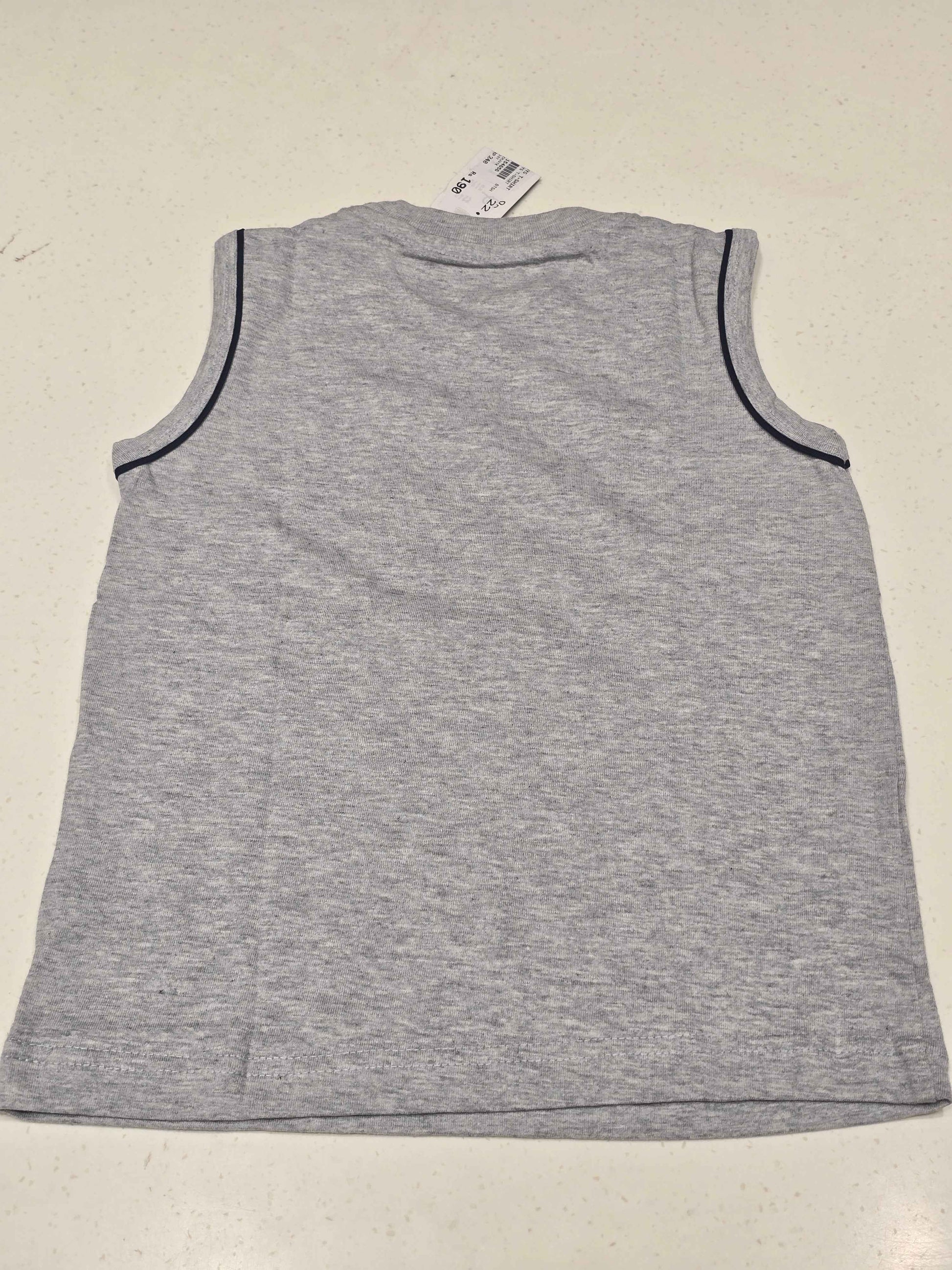 Boys Cotton Sleeveless T-Shirt