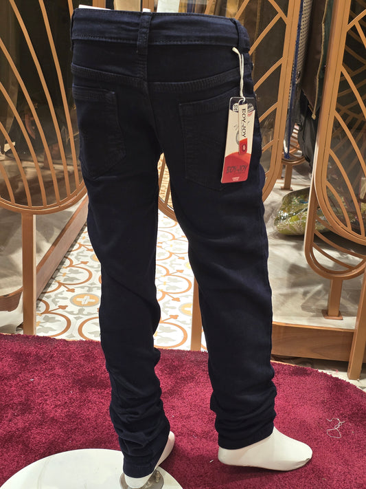 Boys Dark Blue Denim Stretchable Jeans