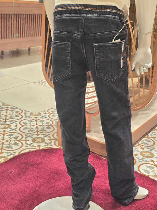 Denim jeans material blackish gray colour  jeans pant