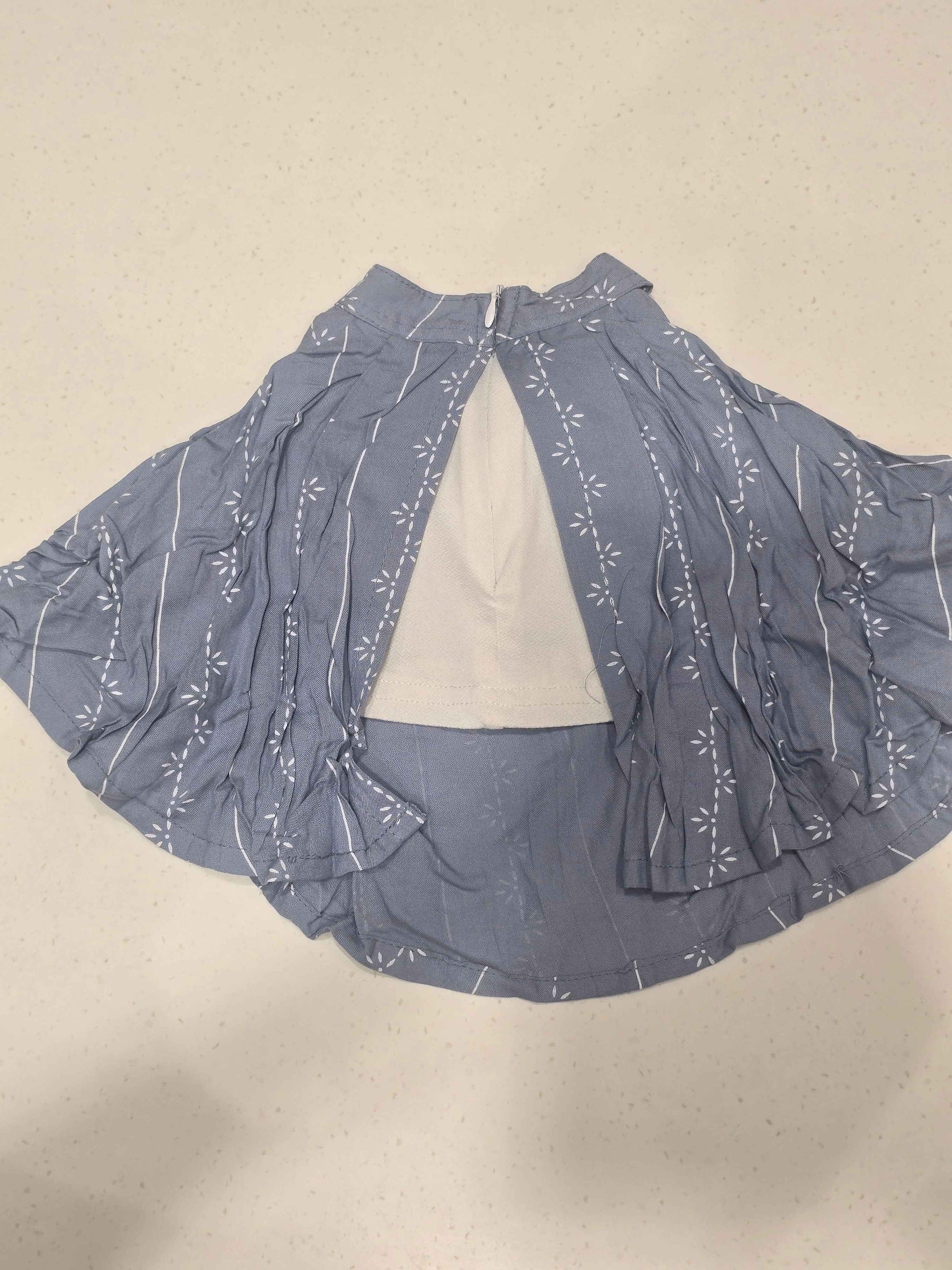 Shiffon material westren top for girl with designer neck
