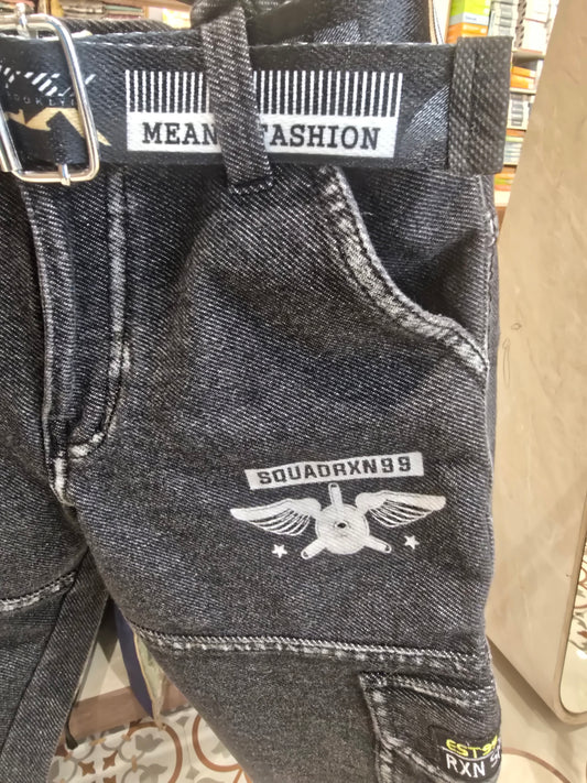 Denim Baggy Jeans with 6 Pockets – Boys