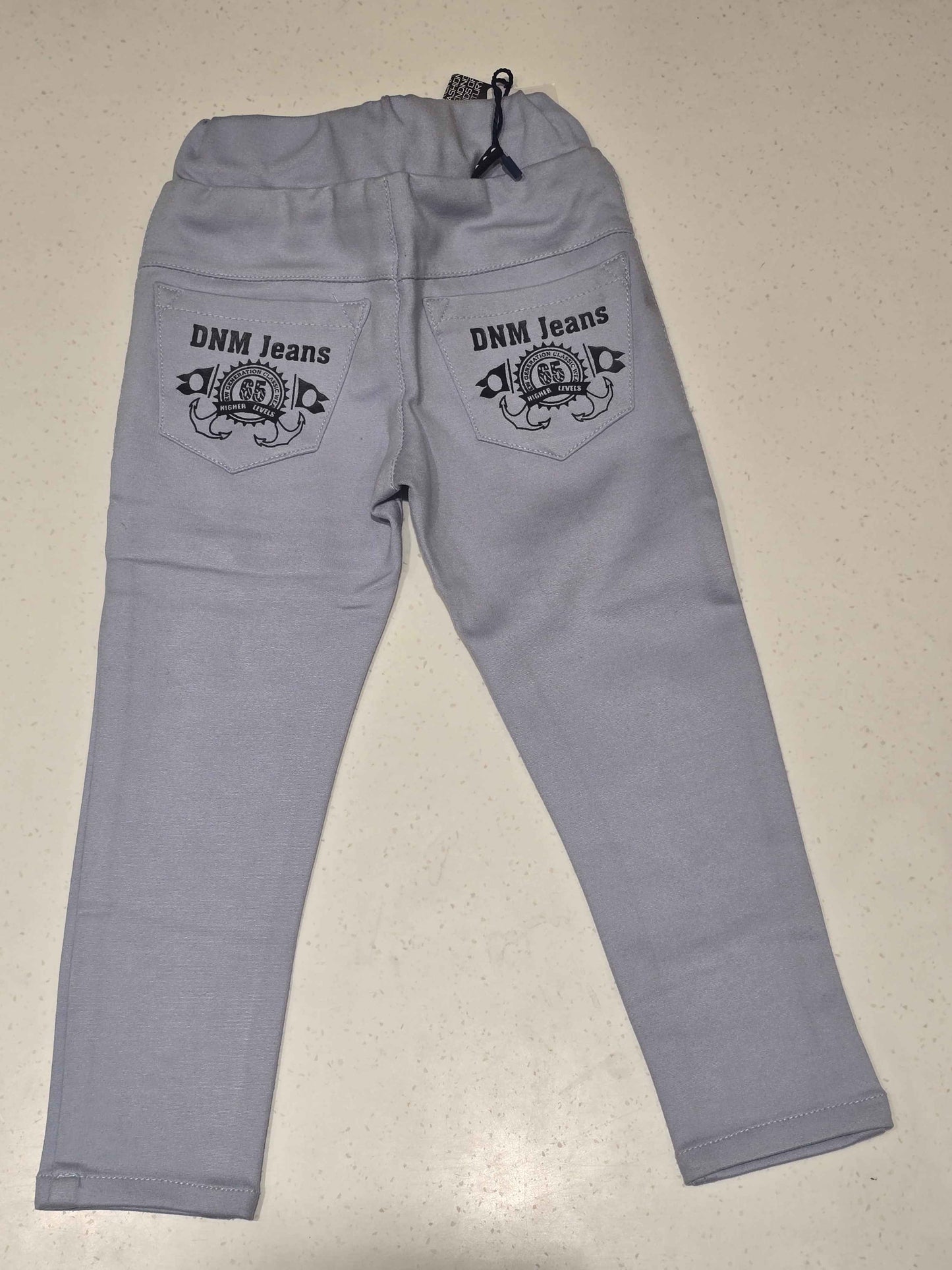 Stretchable material sky blue colour pant for boy