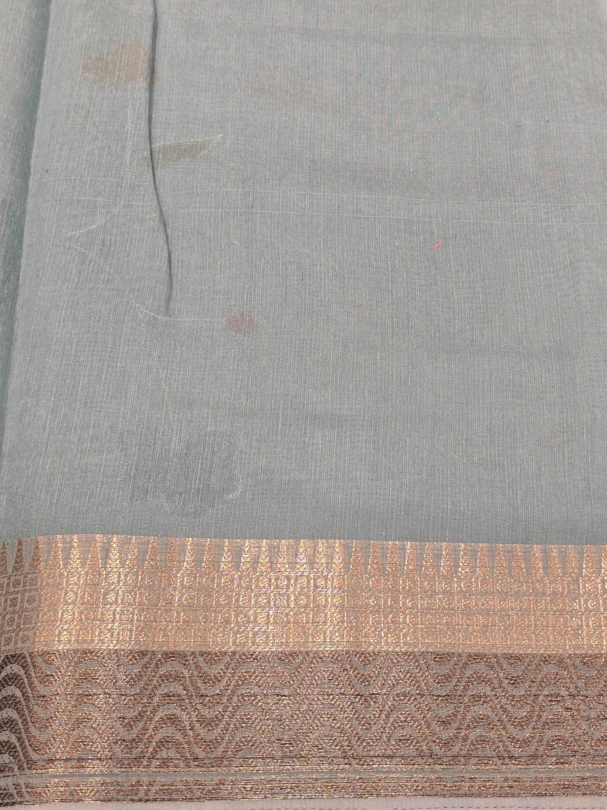 Tussar Saree with Multicolour Embroidery & Sequin