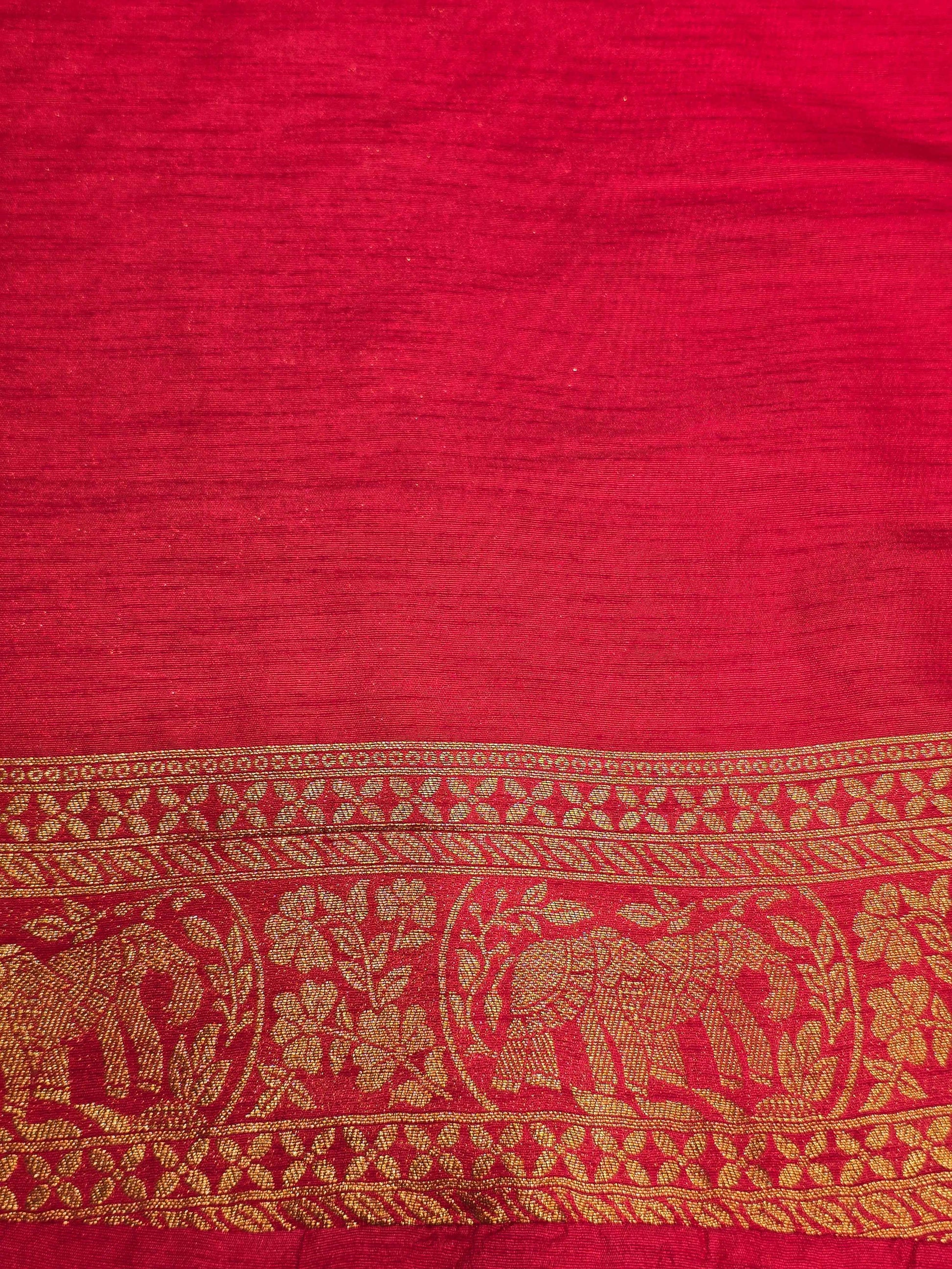Women Multi Colour Semi Banarasi Silk Saree