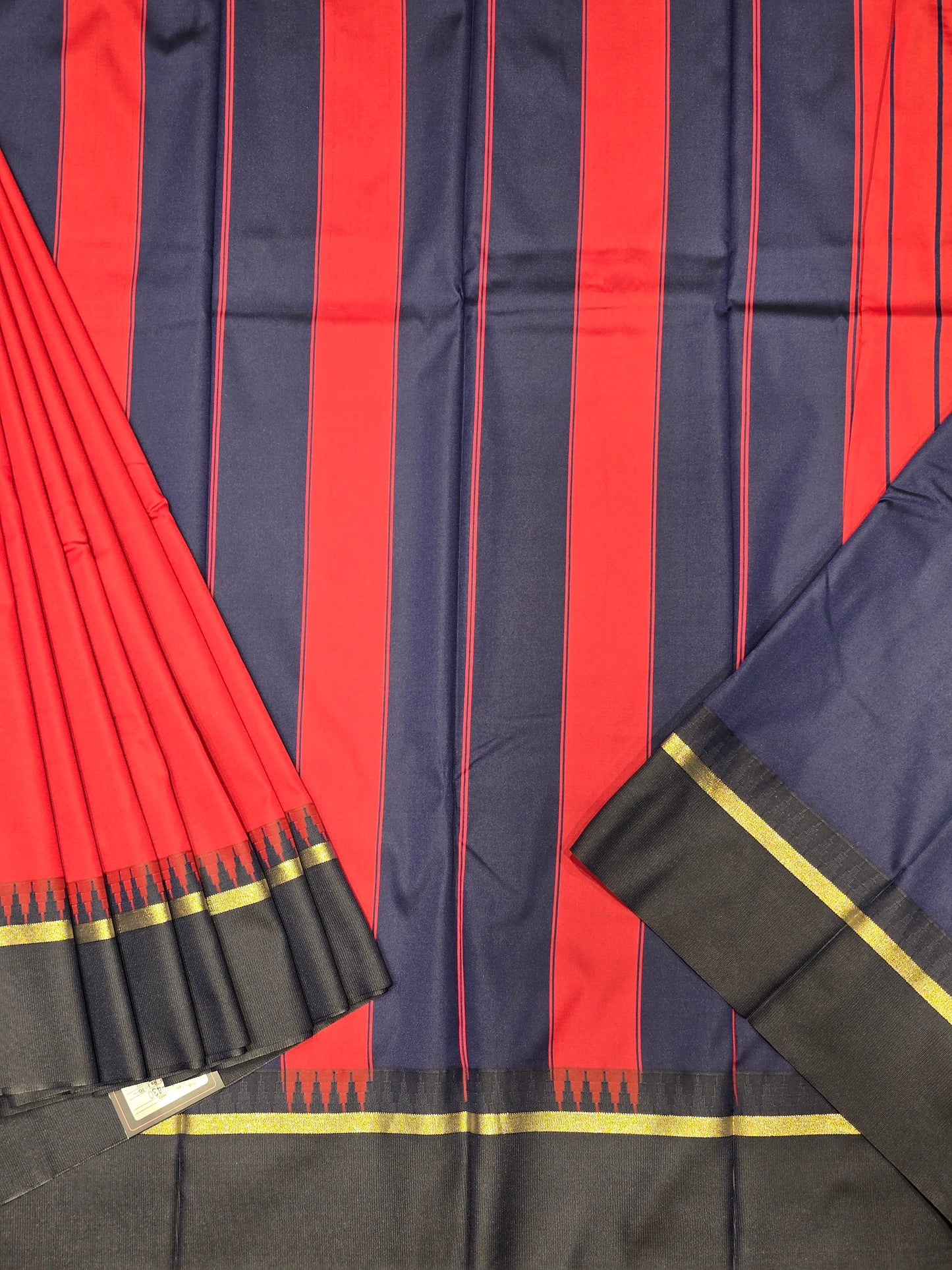 Semi Mix Soft Silk Saree with Temple Border
