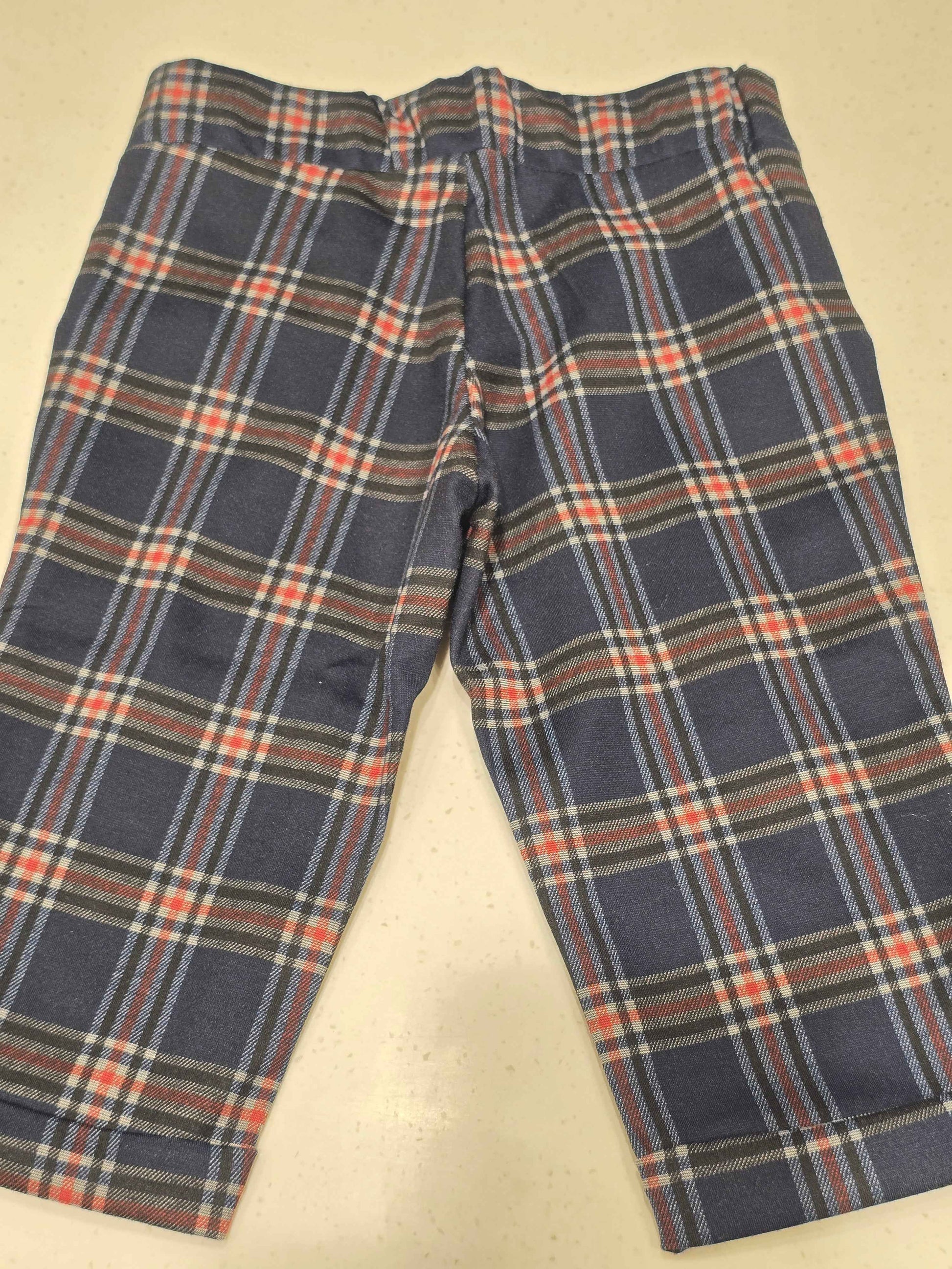 Lycra Material multi colour checked pattren for girl