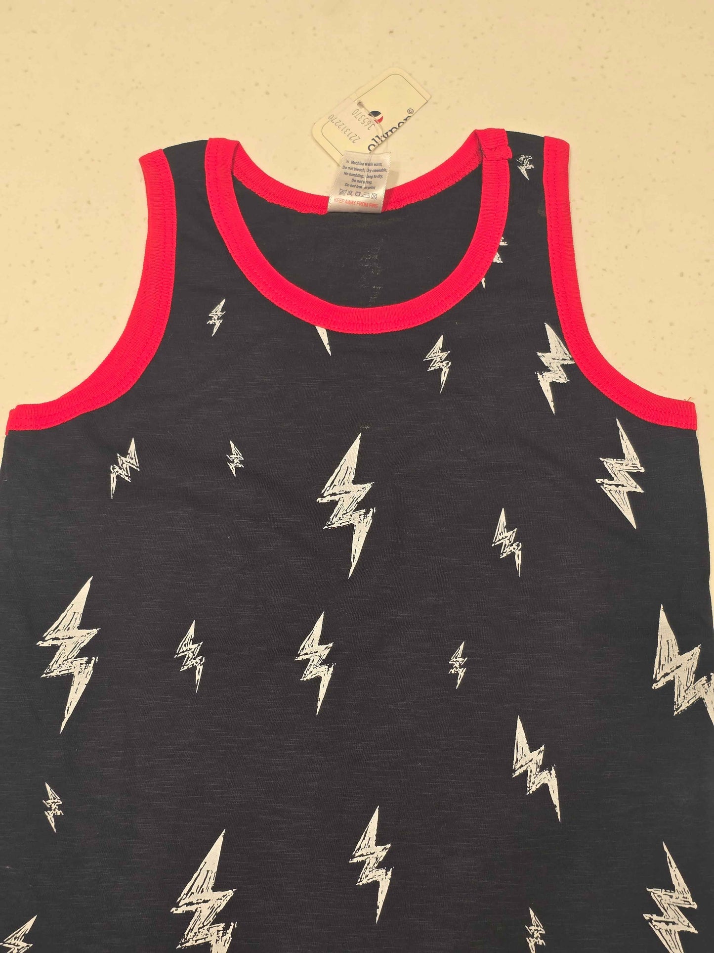 Boys Cotton Printed Sleeveless T-Shirt