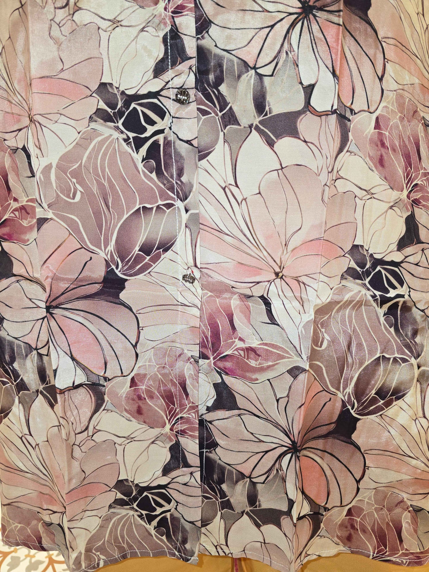 Floin material floral prints western short frock for women with colar neck and ¾ sleeves