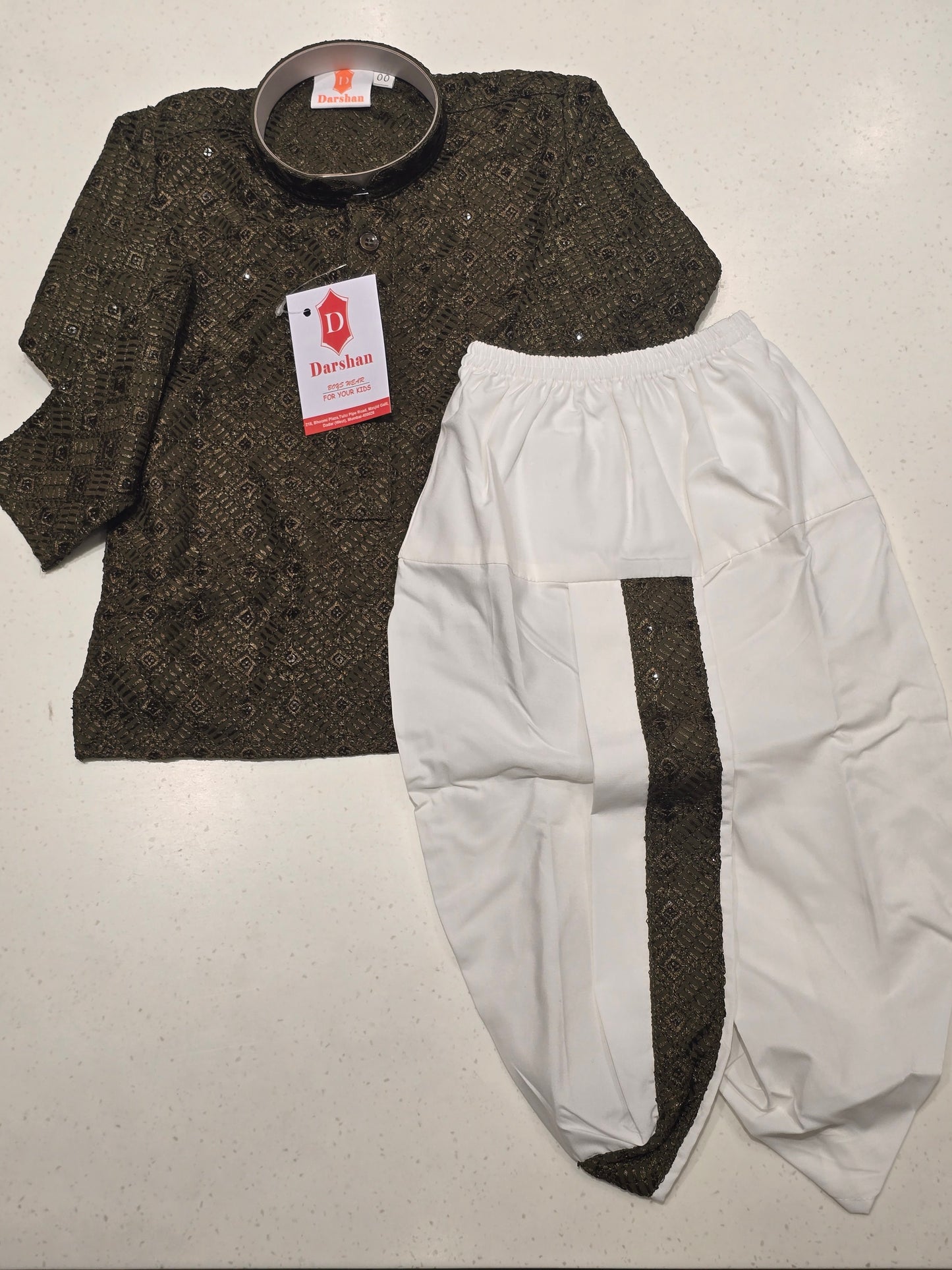 Acoba Dhoti Shirt Set for Boys