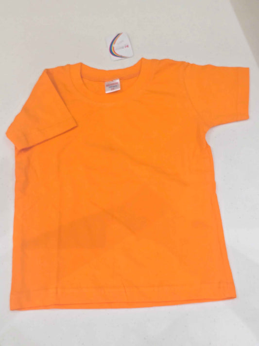 Boys Cotton Plain Half Sleeve T-Shirt