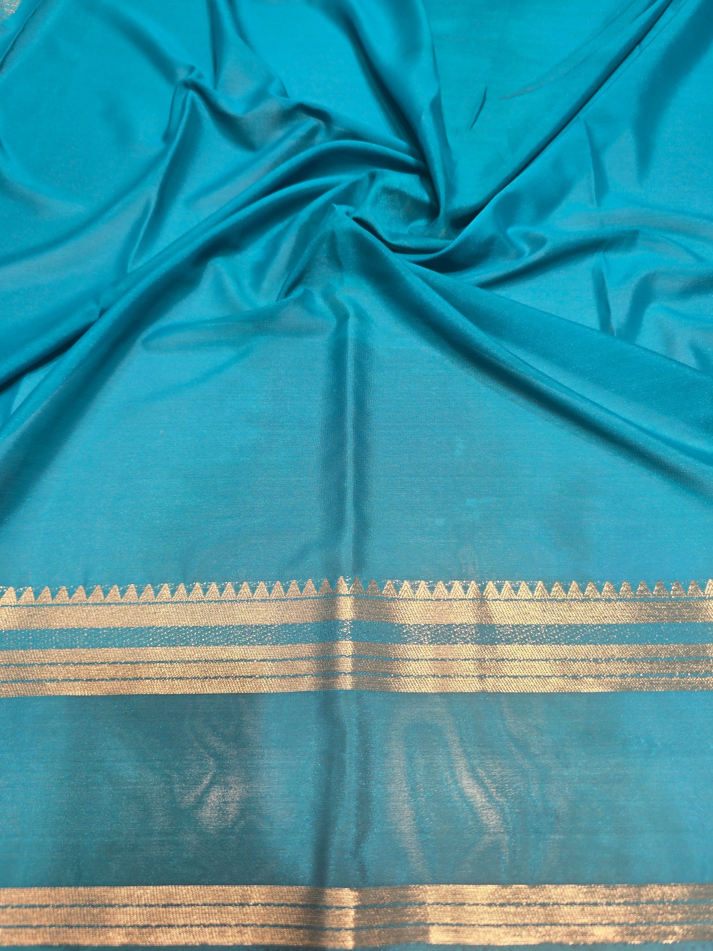 Graceful Semi Crepe Silk Saree with Zari Bentex Border | Elegant Festival & Daily Wear Saree for Women