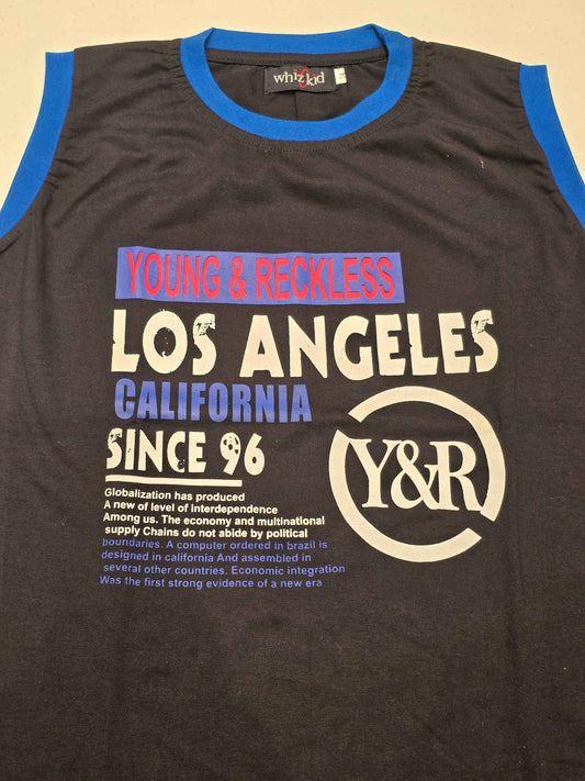 sleeveless basketball jersey tank top from the brand Young