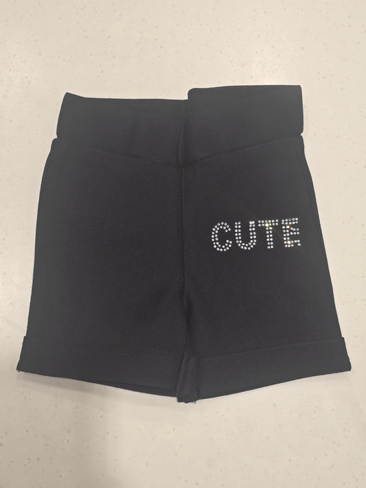 Baby Girls Stretchable Tikli Work Shorts