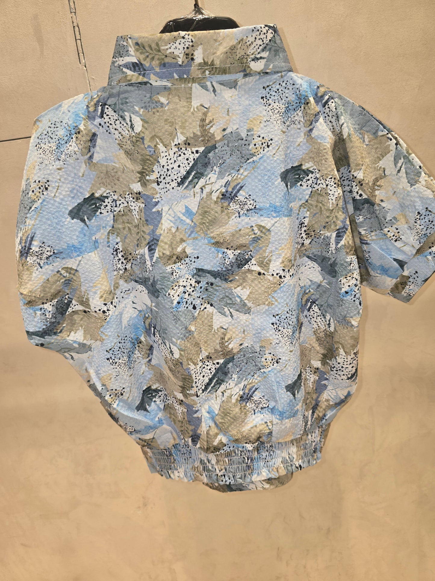 Girl Printed Crepe Chiffon Western Top