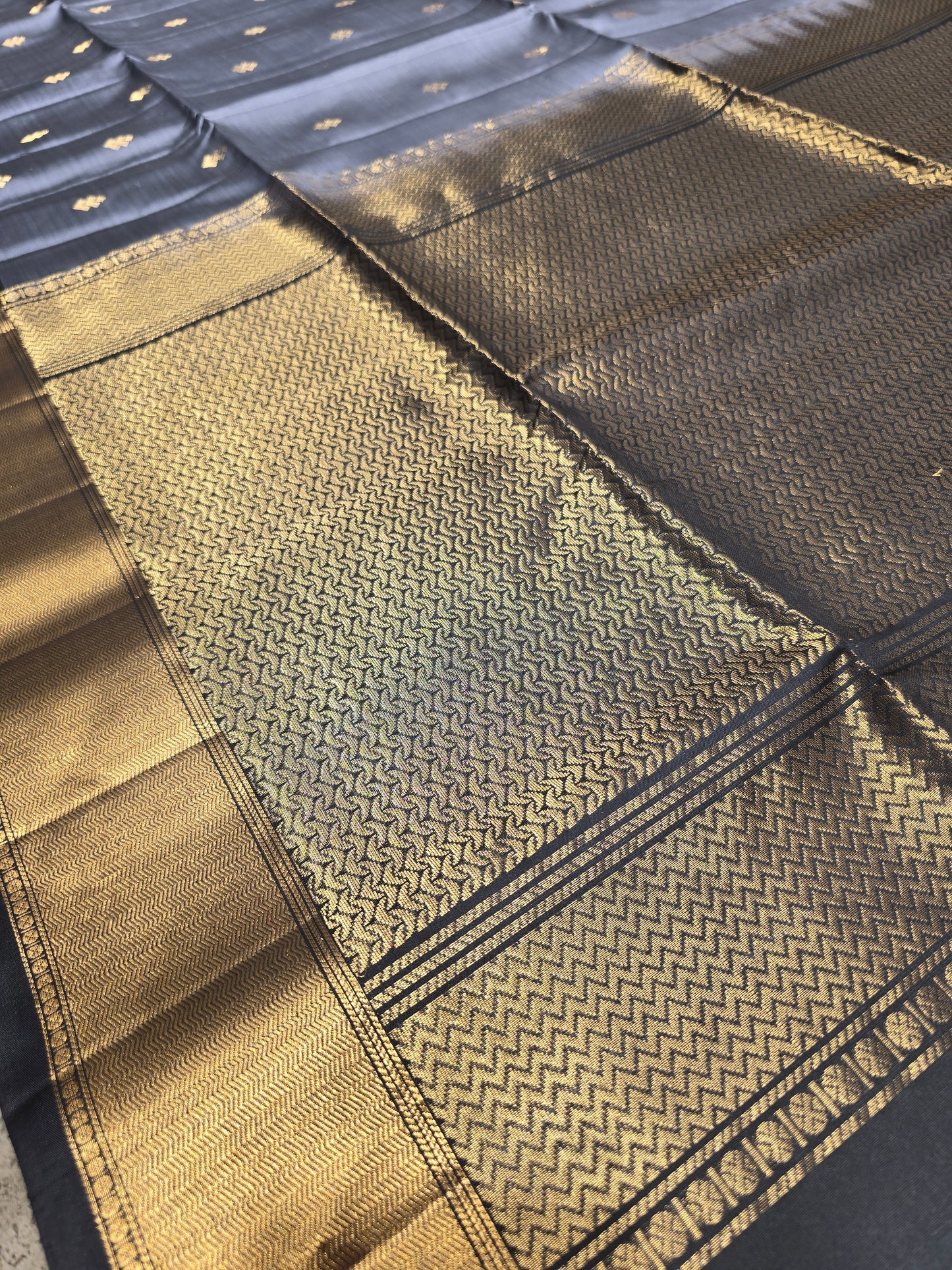 Pure Soft Silk Saree with Fancy Butta & Traditional Zari Border | Festive & Wedding Silk Saree for Women