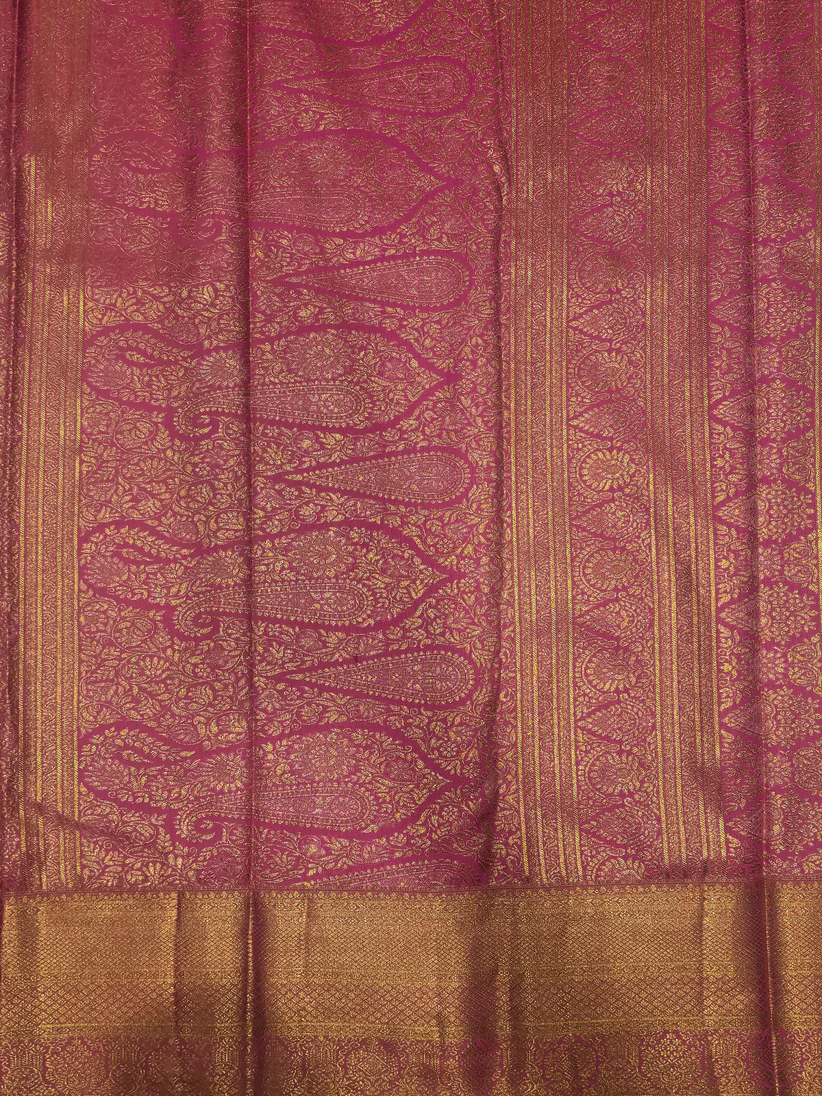 traditional Indian semi-silk saree