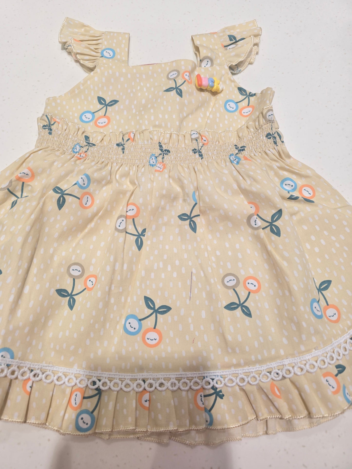 Baby Girl Half White Cotton Frock