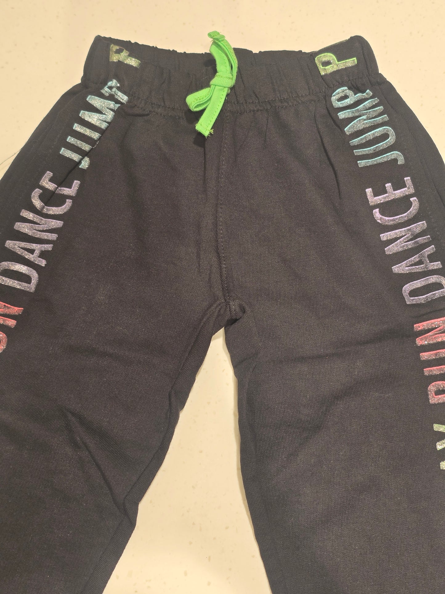 Cotton material black color casual wear for girl