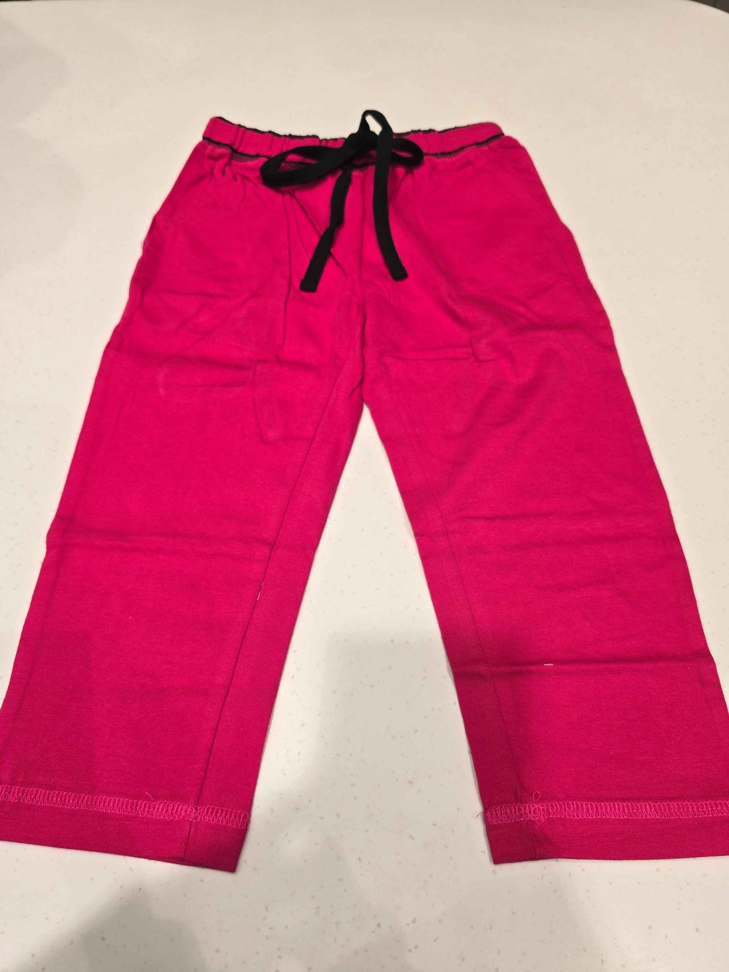 Cotton material capri for girl with Elasticable waist