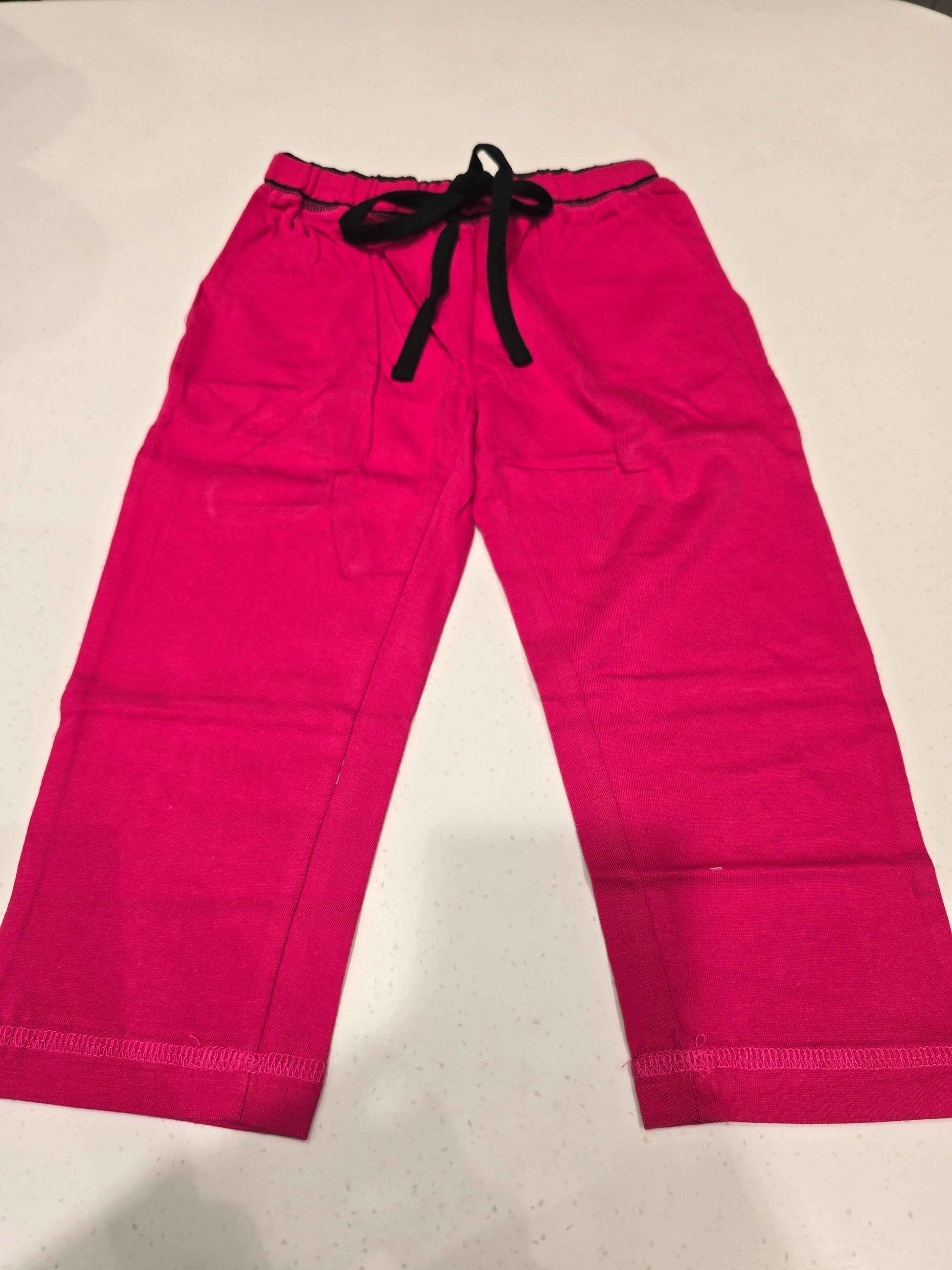 Cotton material capri for girl with Elasticable waist