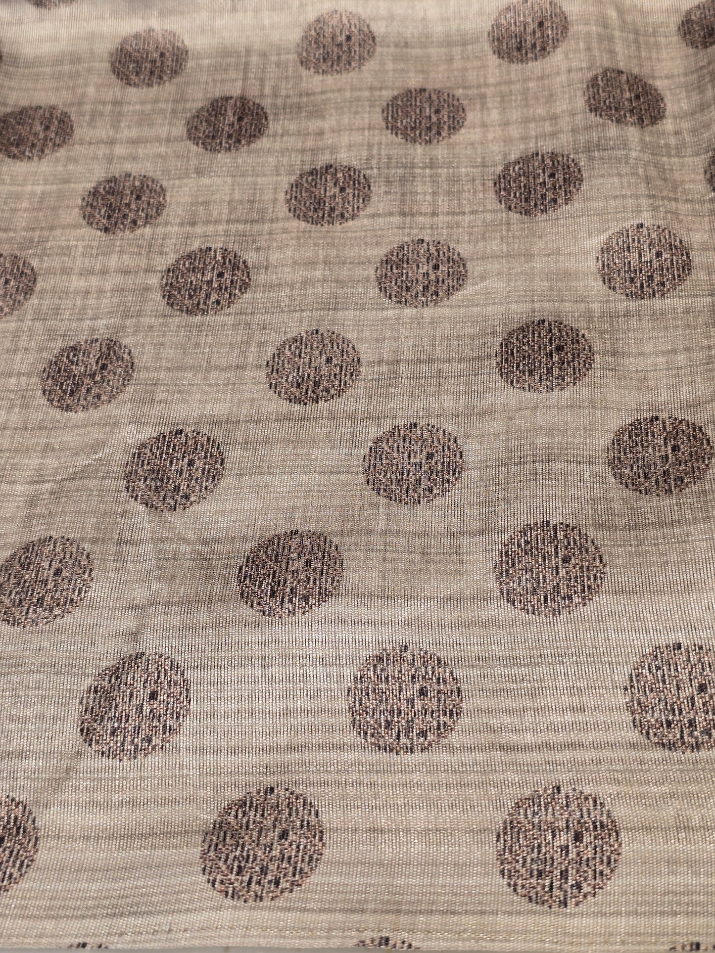 Raw silk with thread work border and pallu Daily wear