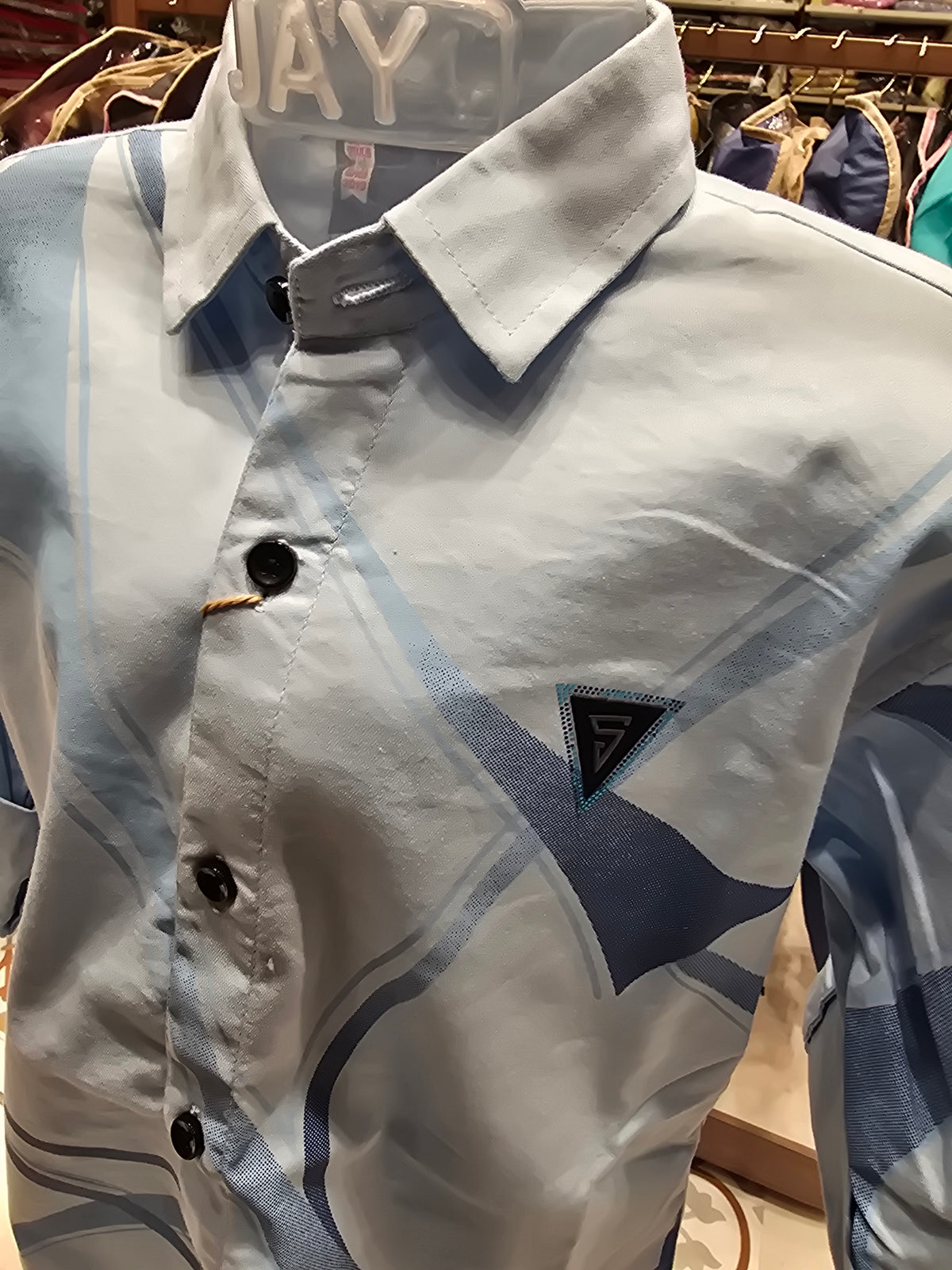 Kids Pure Cotton Party Wear Shirt | Full Sleeves, Collar Neck | Premium Soft Fabric