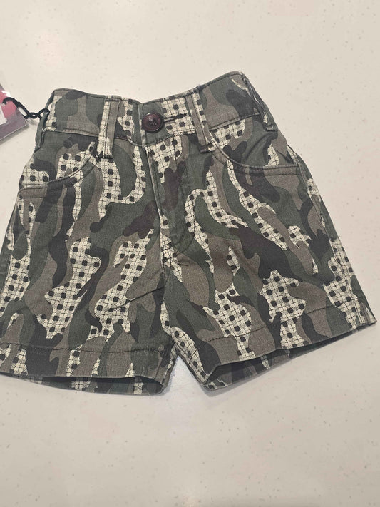 Denim jeans material shorts with round elasticable