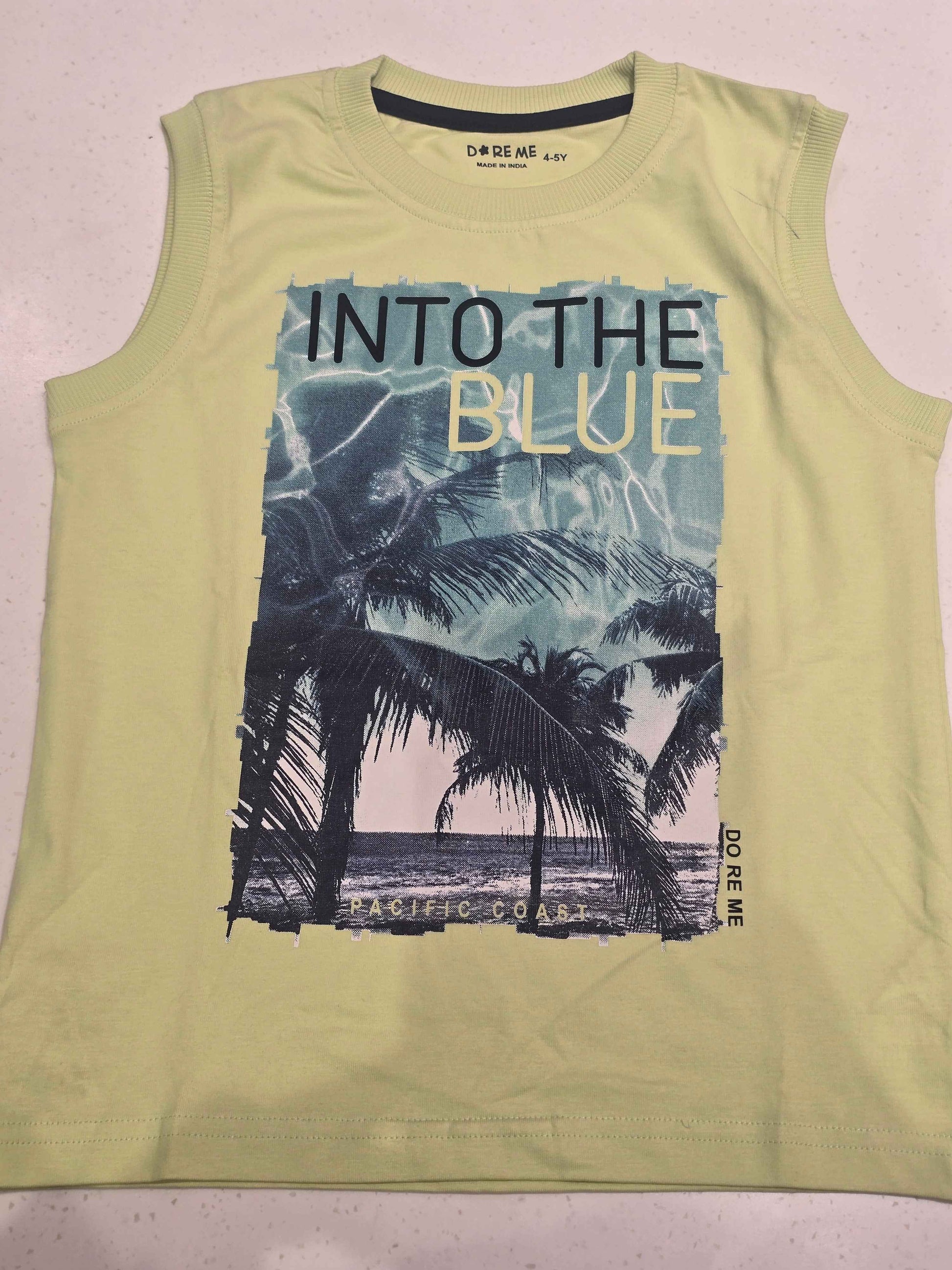 Lycra Material pista green color sleeves t-shirt for boy