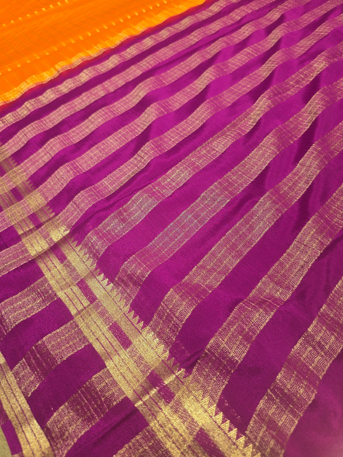 Graceful Semi Crepe Silk Saree with Zari Bentex Border | Elegant Festival & Daily Wear Saree for Women