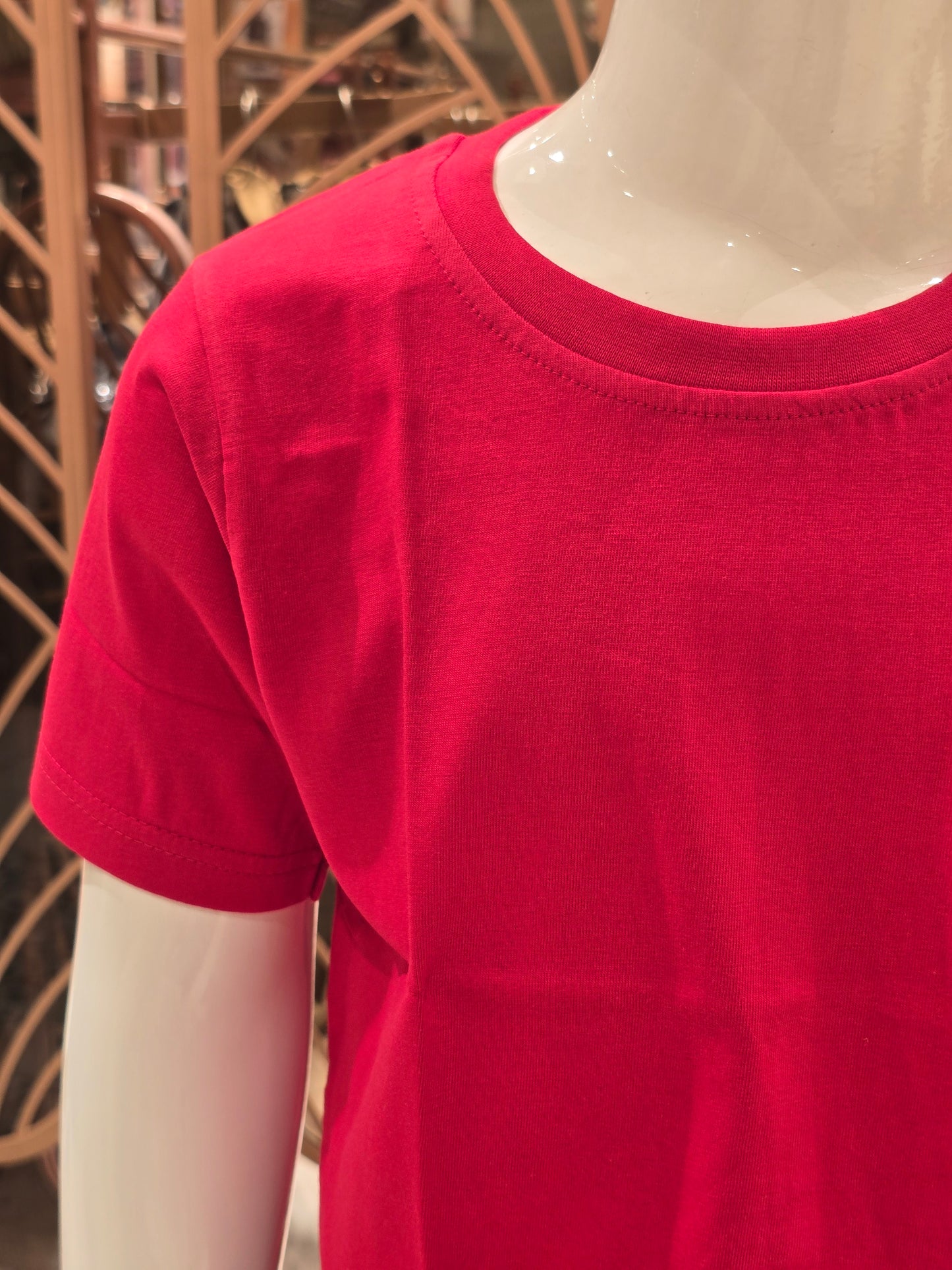 Boys Plain Lycra T-Shirt with Half Sleeves