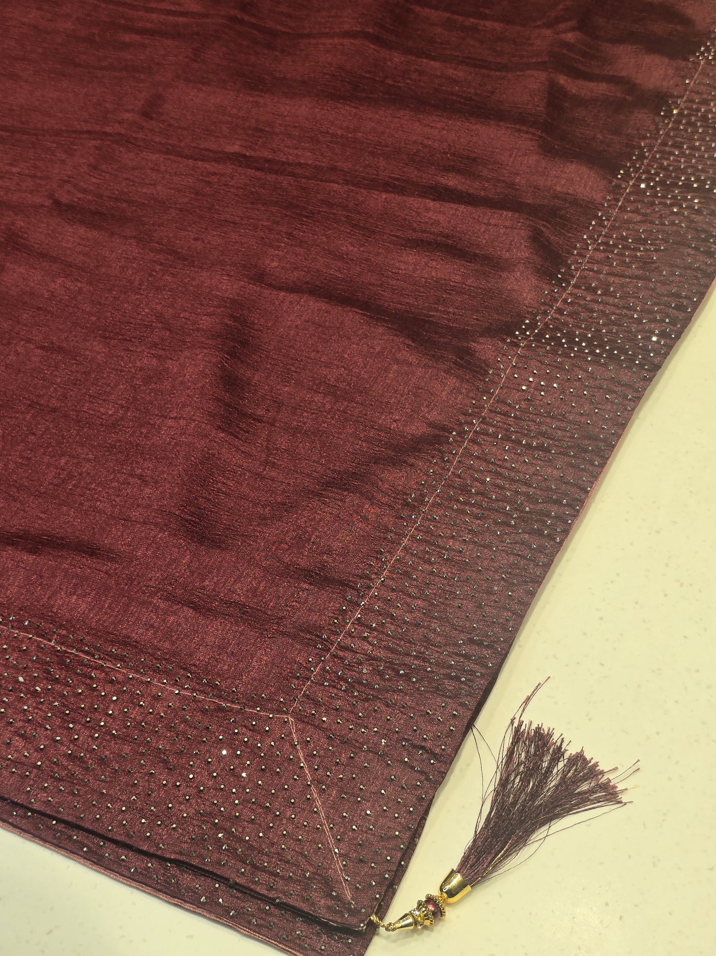 Fancy saree with stone work Party wear