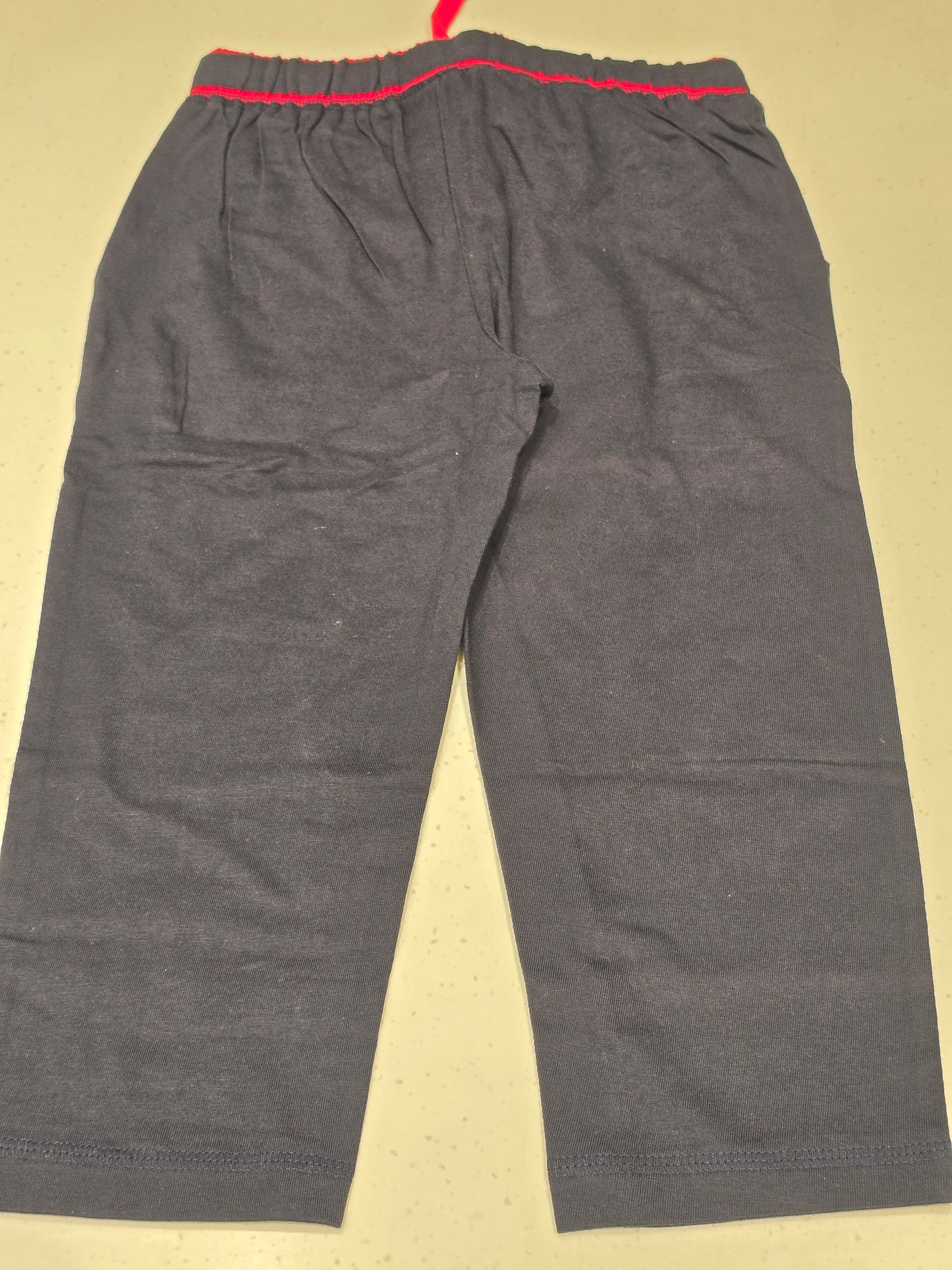 Girls Cotton Capri Bottom with Elastic Waist
