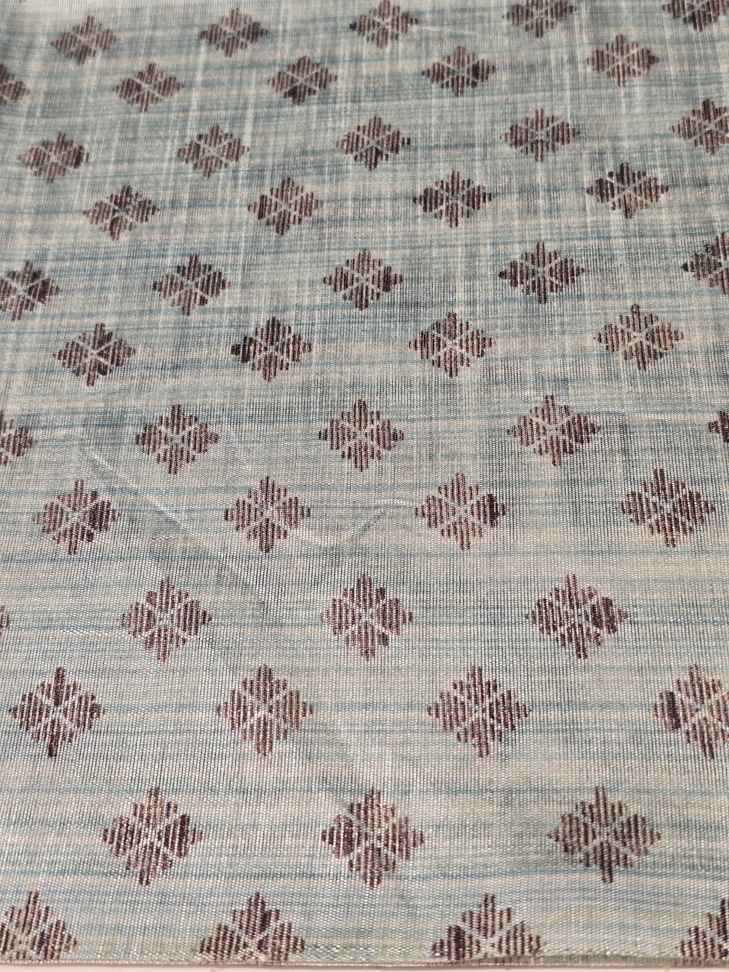 Raw silk with thread work border and pallu Daily wear