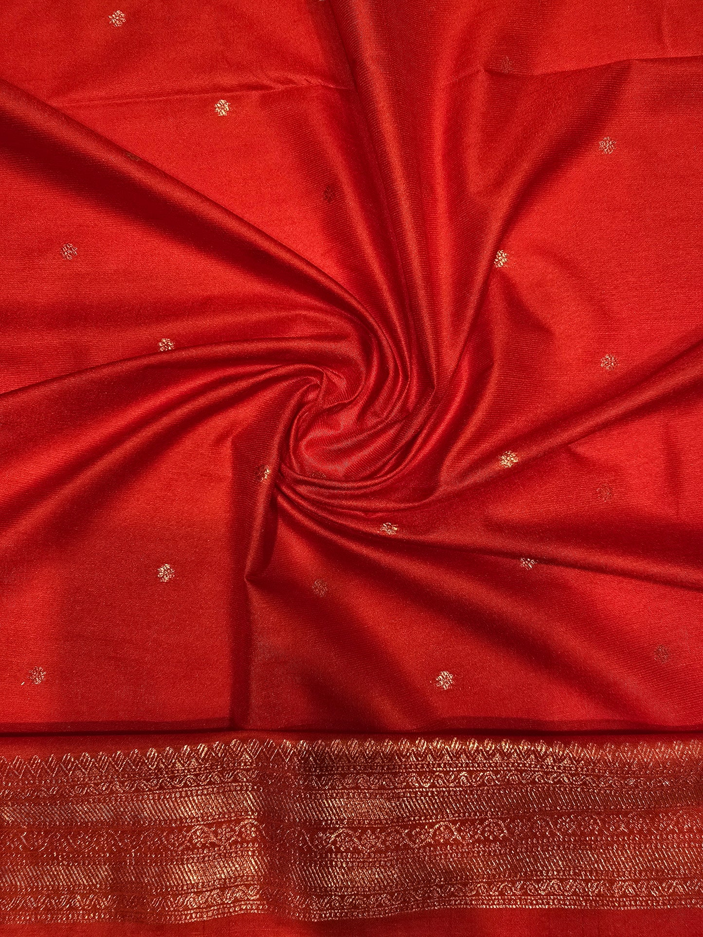 Semi Banarasi Silk Saree with Zari Weaving & Rich Border | Elegant Festive & Party Wear Saree for Women