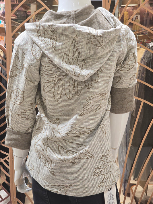Gray Linen Hoodie for Boys
