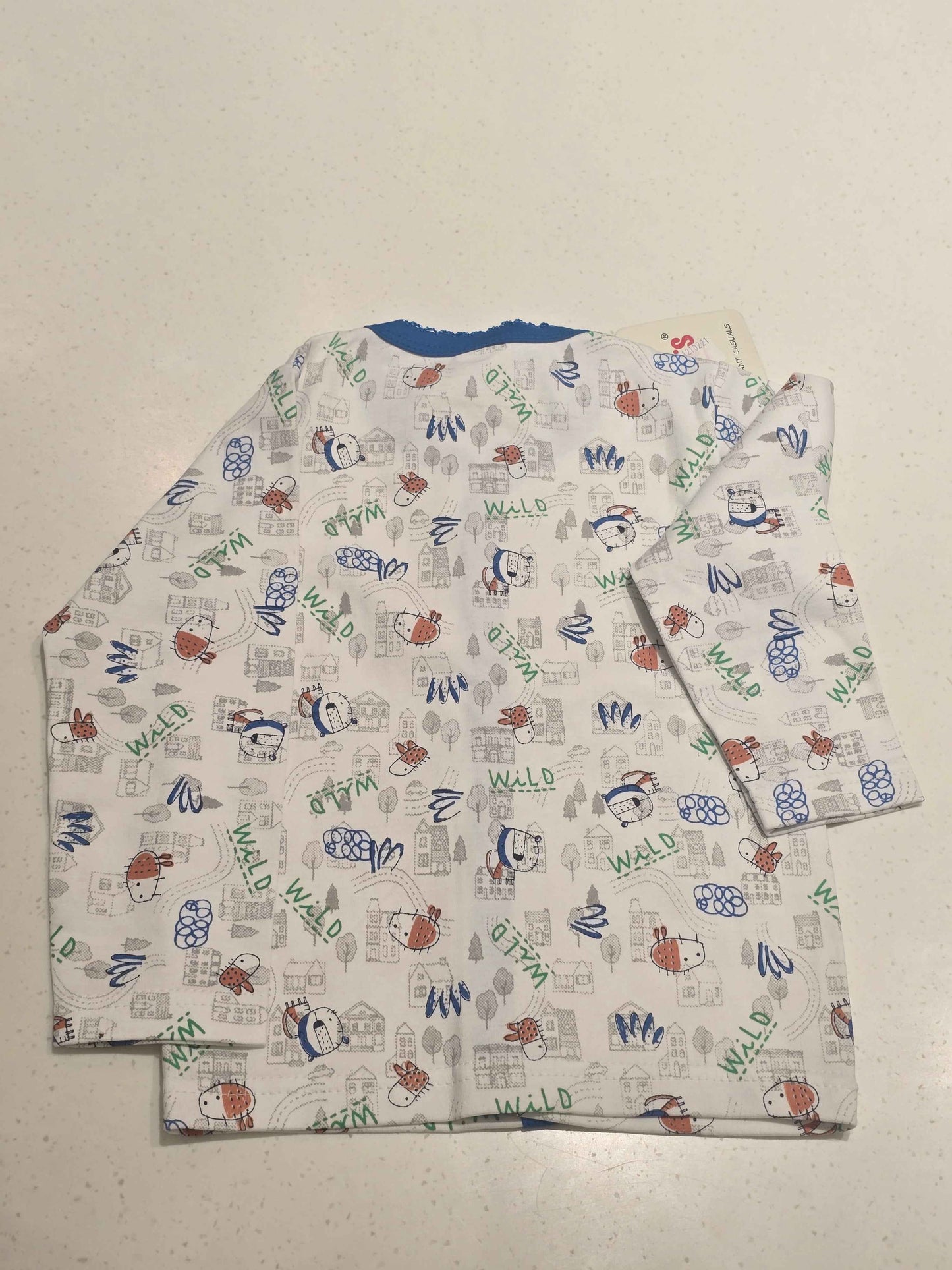 Boys Cotton Printed Full Sleeve T Shirt