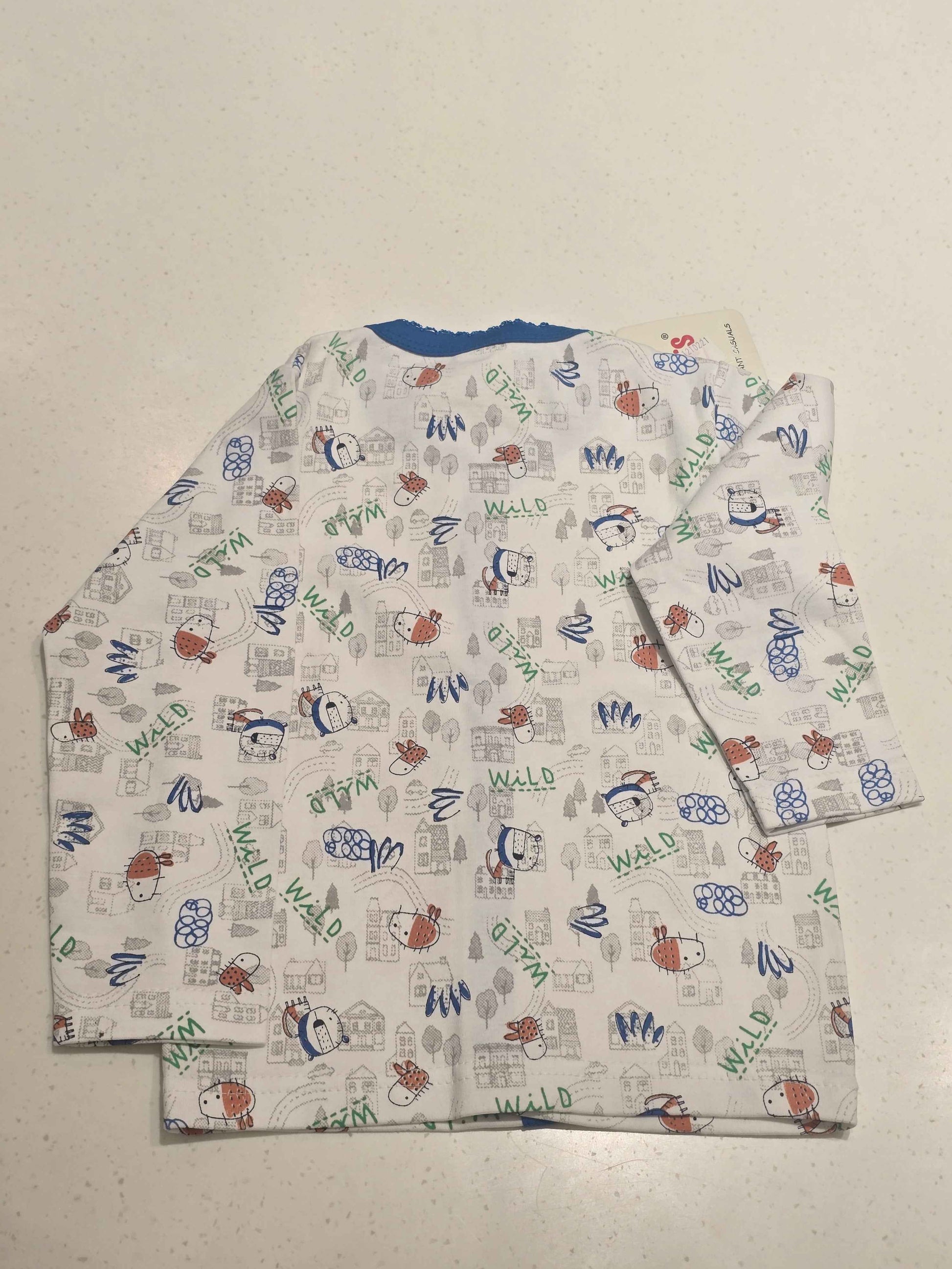 Boys Cotton Printed Full Sleeve T Shirt
