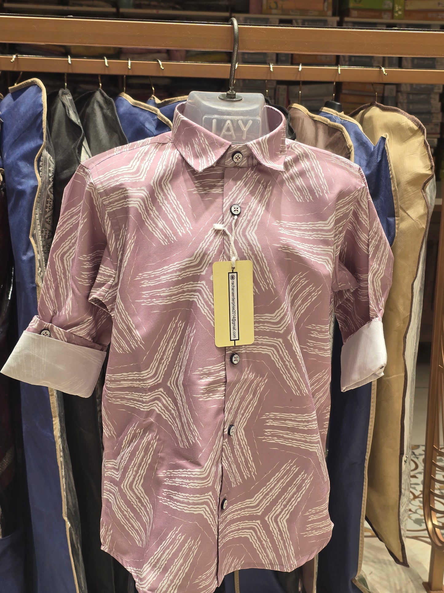 Boy Onion Pink Cotton Summer Shirt