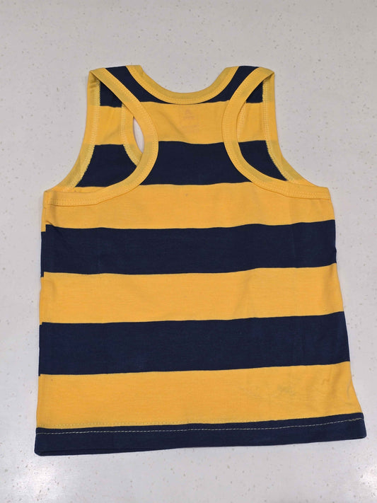 Cotton material dual colour half t-shirt with round neck