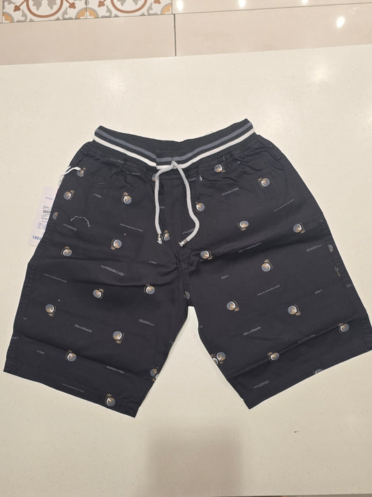 Blue Cotton Shorts for Boys