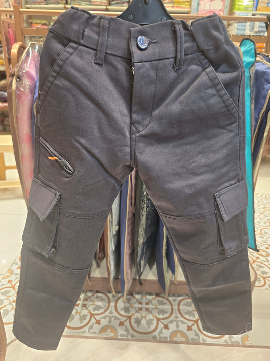 Cotton Cargo Pants with 6 Pockets – Boys
