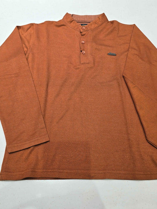 Boys long-sleeve Henley shirt