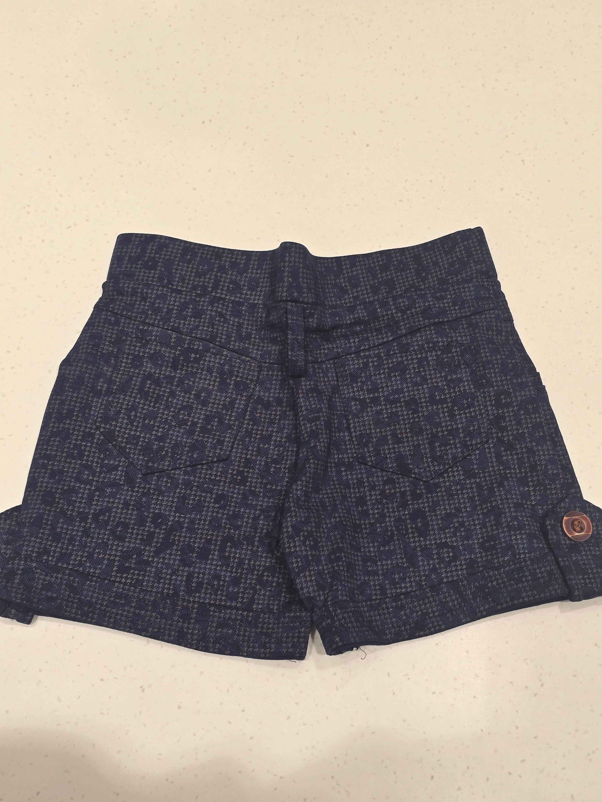 Girls Printed Hosiery Shorts