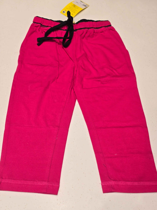 girls' hot pink/fuchsia capri pants,