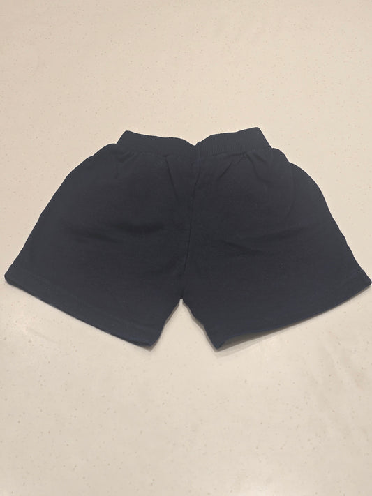 Baby Girls Printed Cotton Elastic Waist Shorts