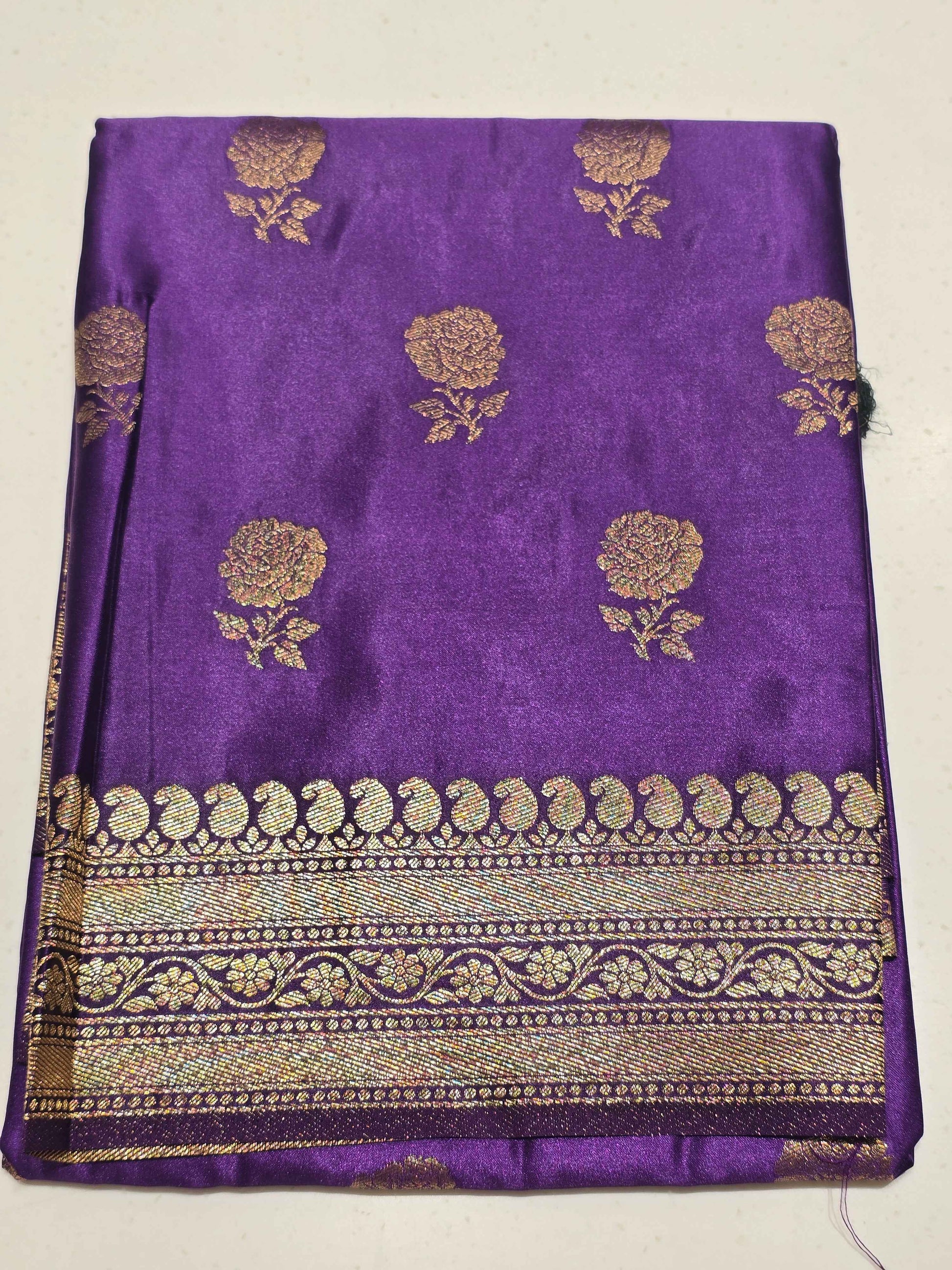 Soft Silk Dupatta with Floral Butta