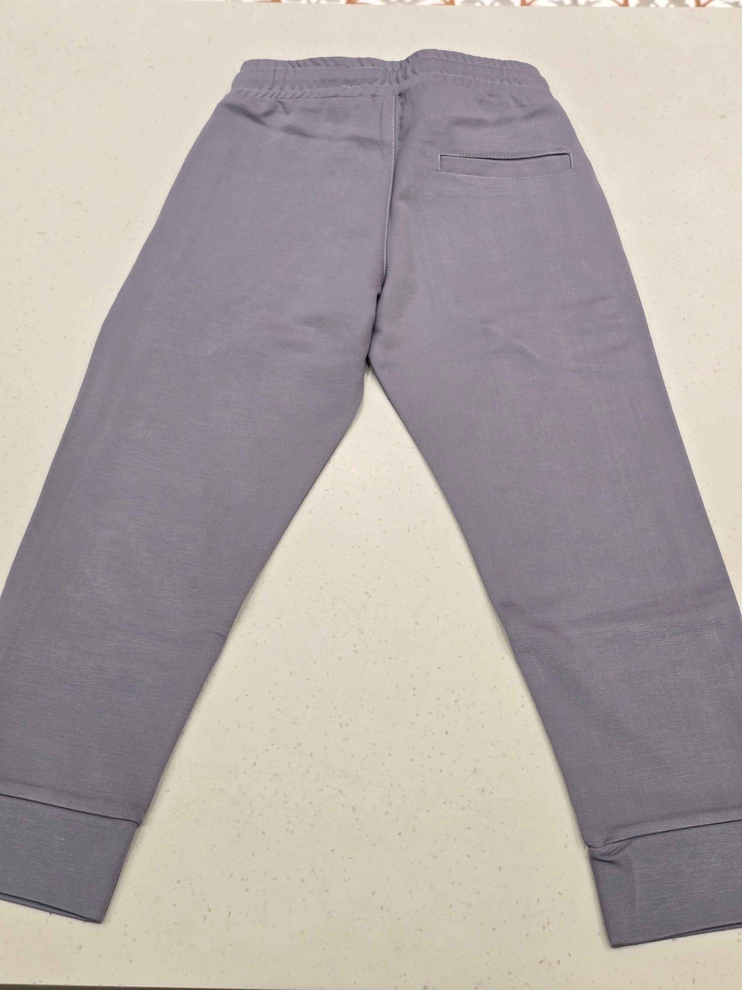 Jersey material gray color pant for boys with Elasticable waist